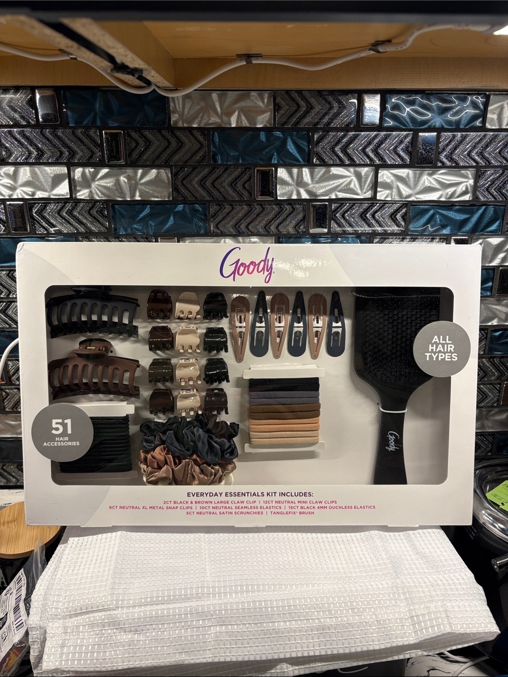 Goody Everyday Essentials Hair Accessory Kit — Brown & Black